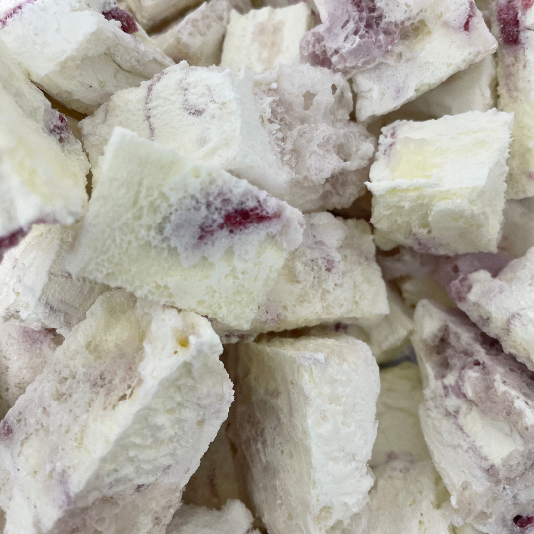 Freeze Dried Boysenberry Ice Cream Chunks – No Freezer Needed