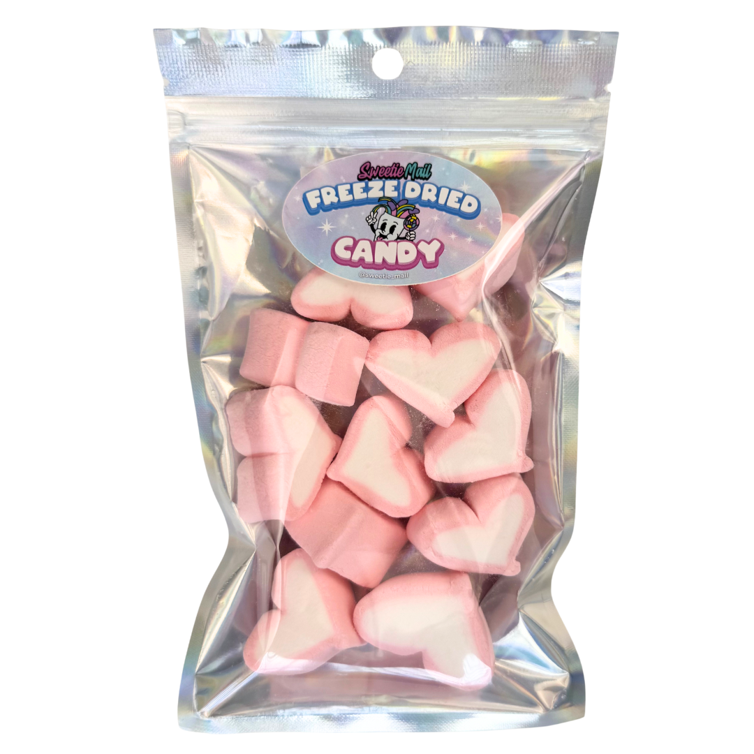 Freeze Dried Marshmallow Hearts
