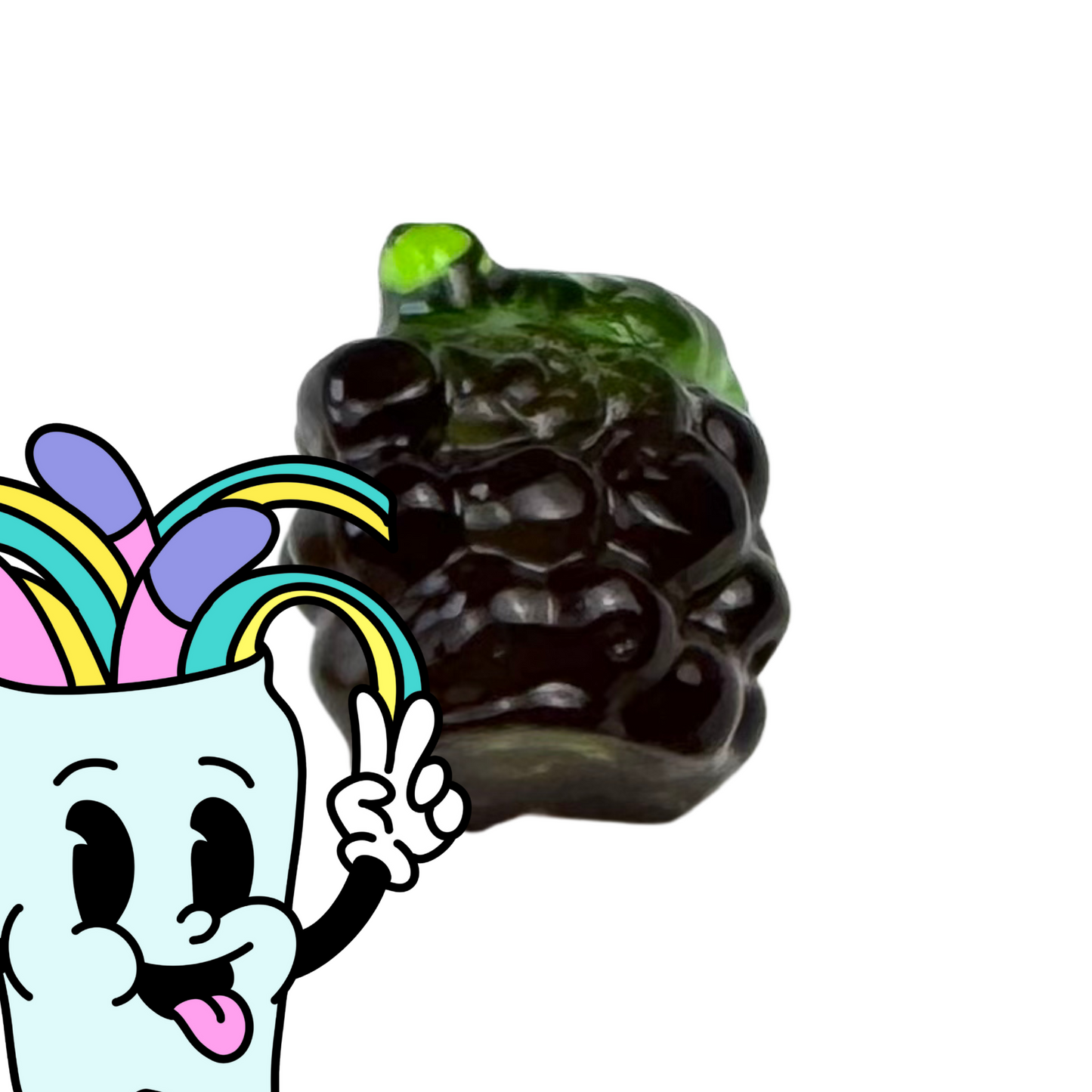 Peelable Grape Gummies – 20 Pack | Individually Wrapped Novelty Lollies | Trending Candy | Grape Gummy Lollies Australia | Party Favour Treats