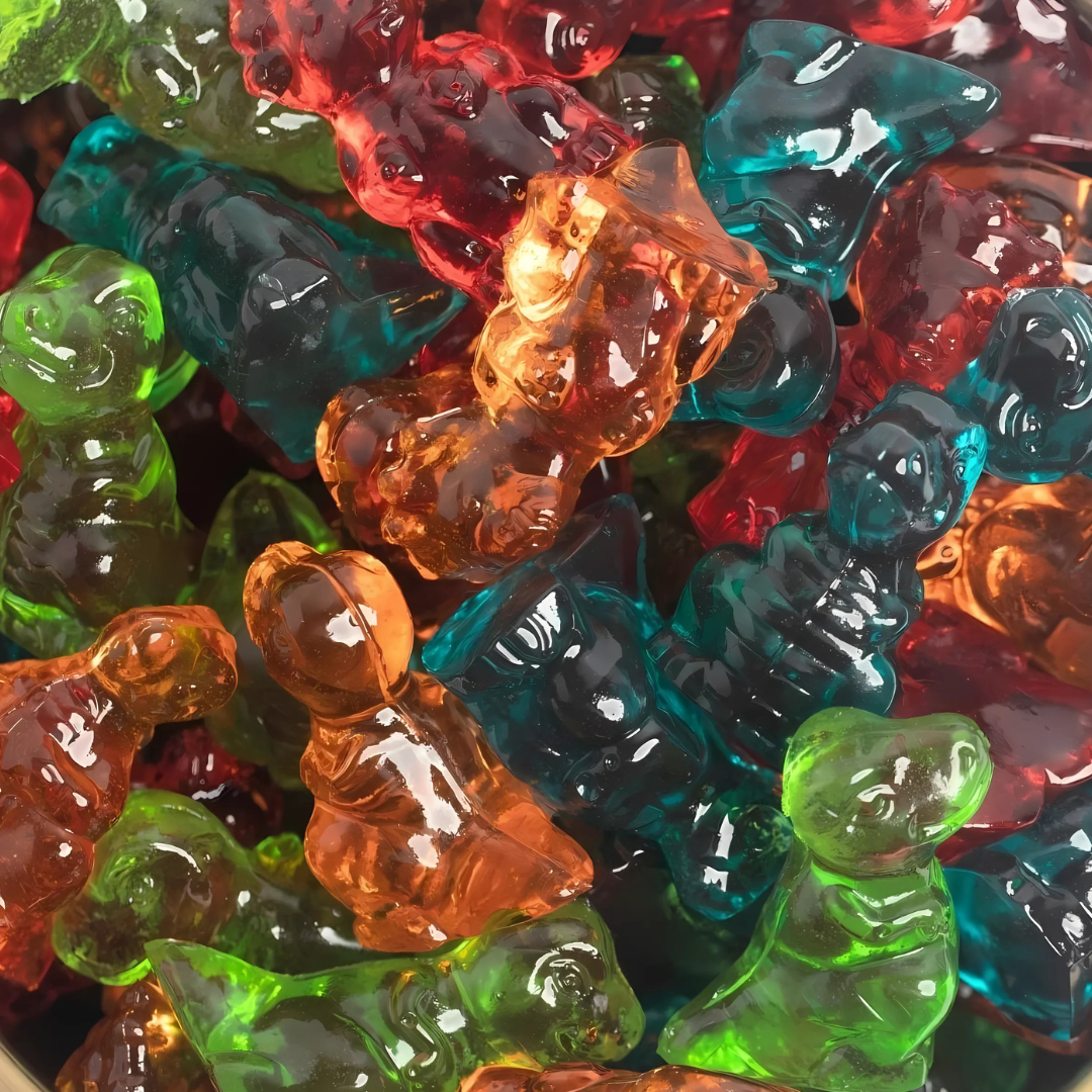 4D Jelly Gummy Dinosaur Lollies 200g