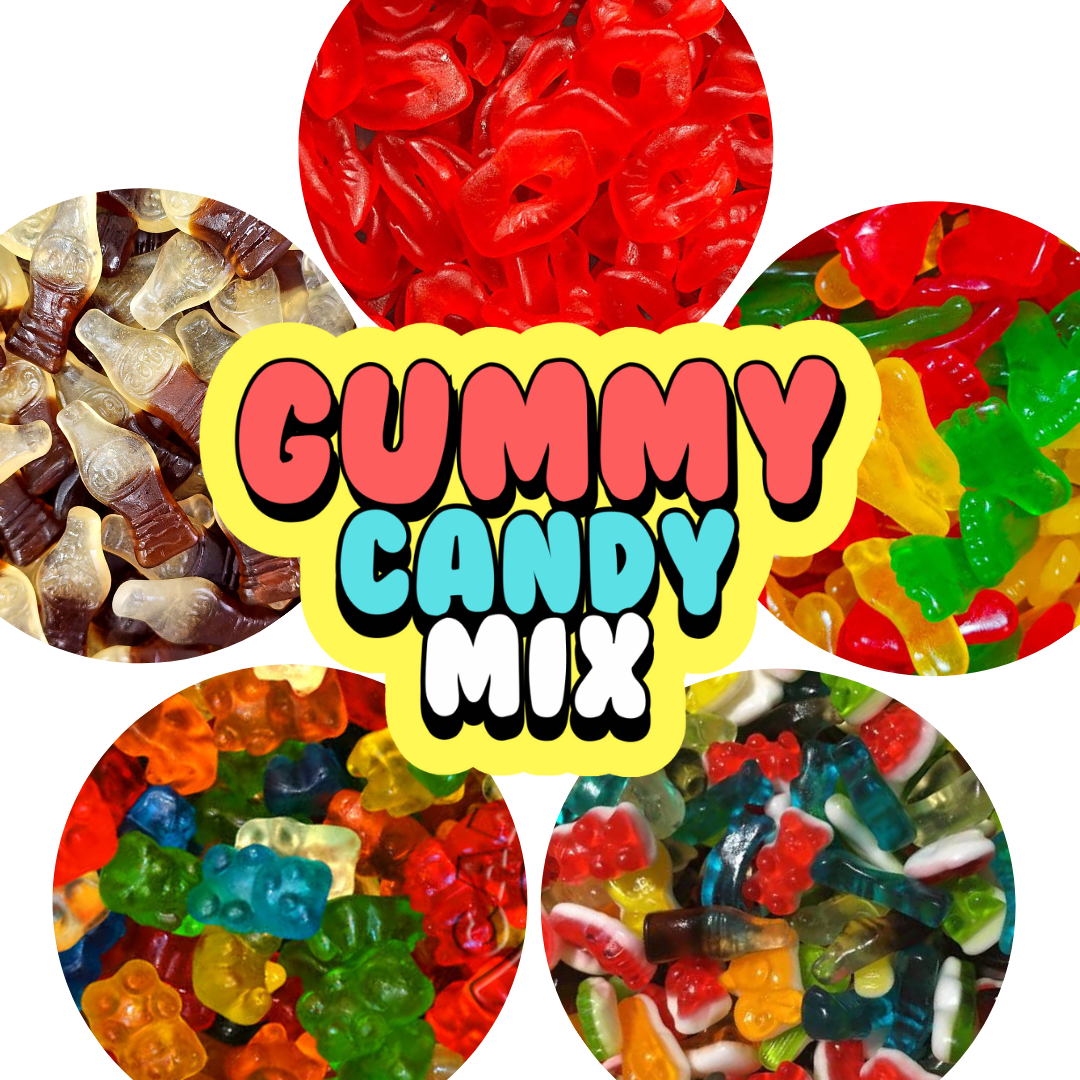 Gummy Candy Mix – 500g or 1kg of Fruity Gummy Lollies, Ideal for Gifts & Parties