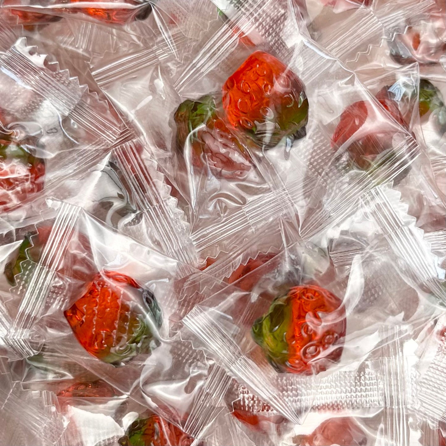 Peelable Strawberry Gummies – 500g | Peelable Gummy Lollies Australia