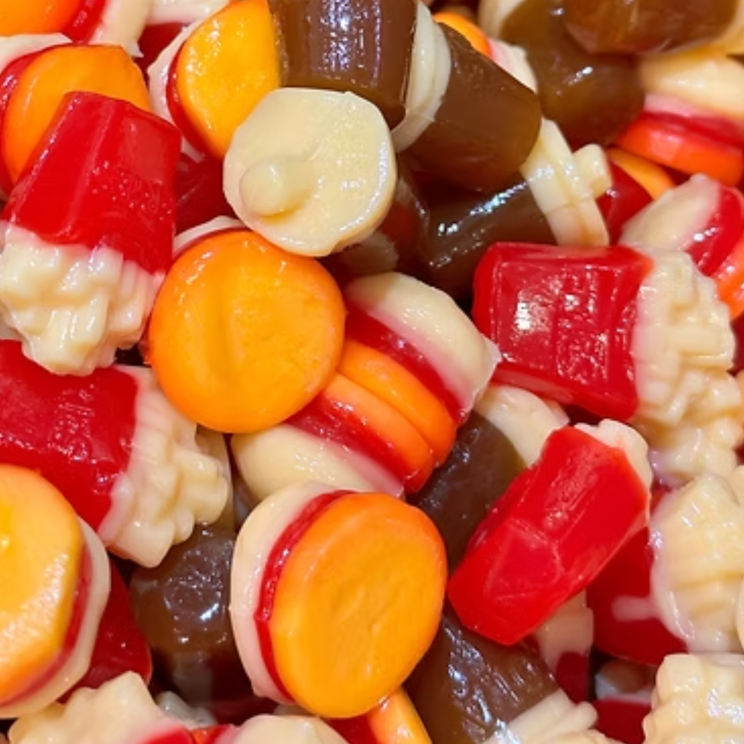Bulk Lollies 4D Gummy Jelly Fast Food 1kg