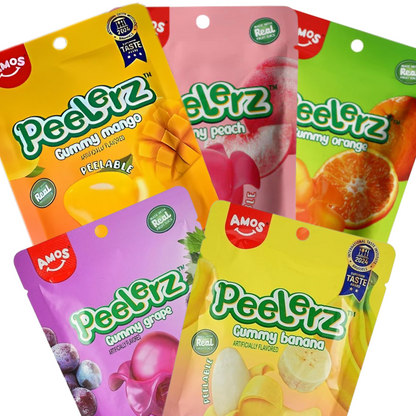 Amos Peelerz Fruit Flavour Gummy Bundle – 5 Pack