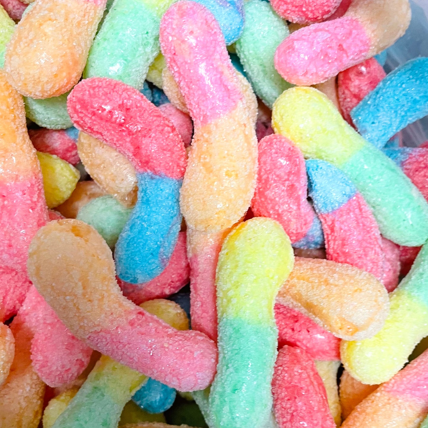 Freeze Dried Candy Sour Worms