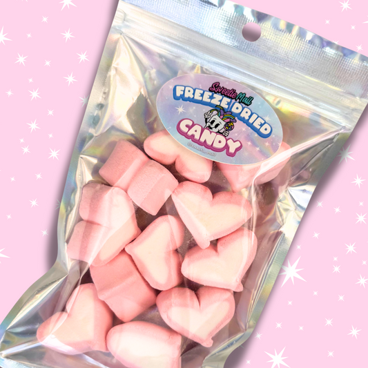 Freeze Dried Marshmallow Hearts
