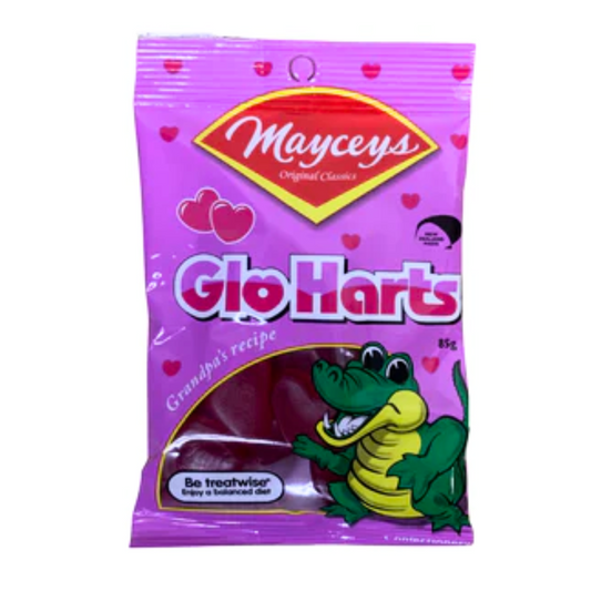 NZ Mayceys Glo hearts