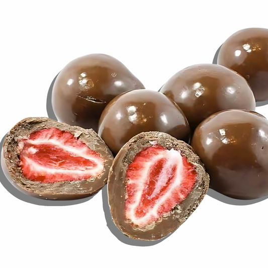 Chocolate coated Freeze Dried Strawberries