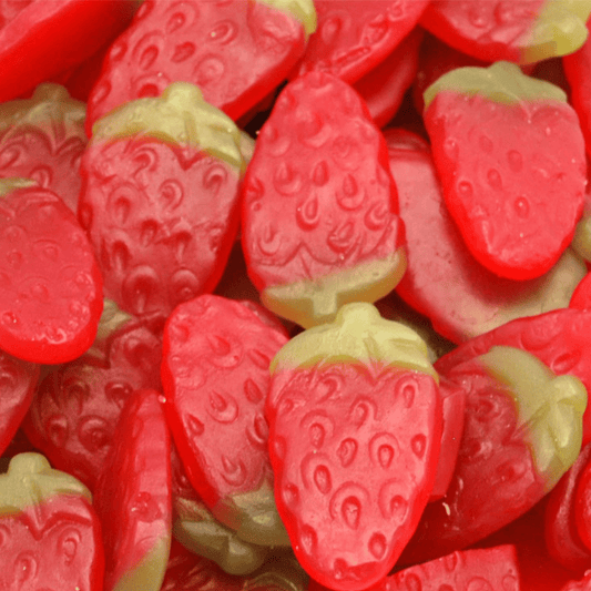 Giant Gummy Strawberries UK 200g