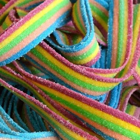 Rainbow Sour Straps 200g