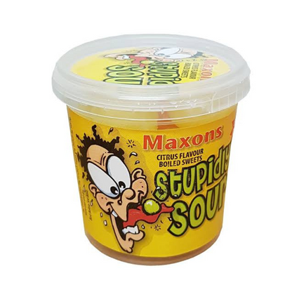 Maxons Stupidly Sour Citrus tub UK