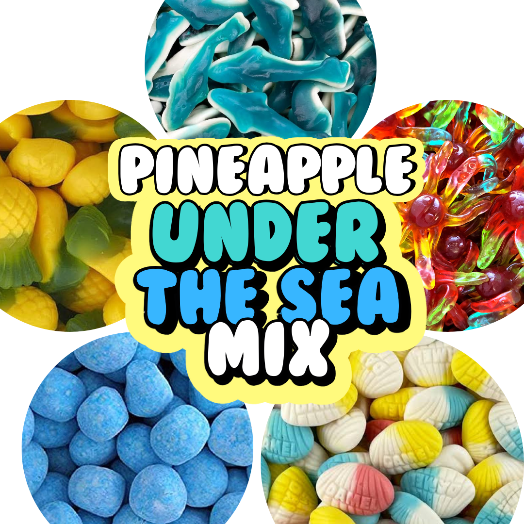 Under the Sea Candy Mix – 500g or 1kg of A Sweet Dive Under the Sea Lollies, Ideal for Gifts & Parties