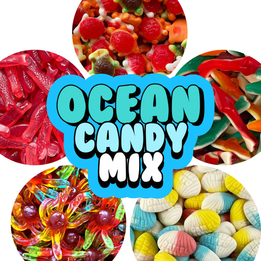 Ocean Candy Mix – 500g or 1kg of A Sweet Dive Under the Sea Lollies, Ideal for Gifts & Parties