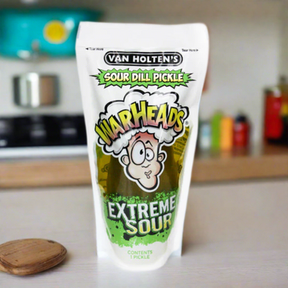 Van Holtens Warheads Pickle Extreme Sour Dill Pickle Pouch