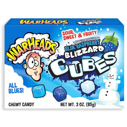 Warheads Blue Raspberry Blizzard Cubes USA