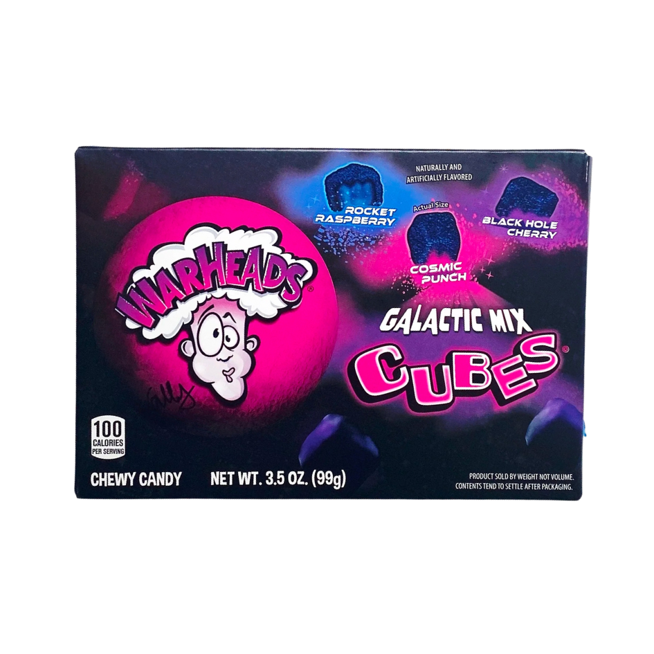 Warheads Galactic Mix Cubes USA