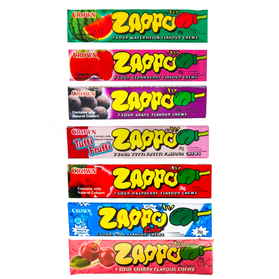 Zappo Chews Pick Your Flavour – Sweetie Mail