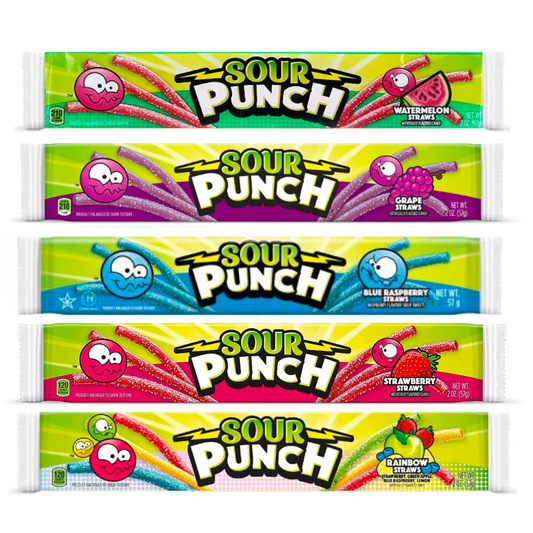 Sour Punch Straws USA