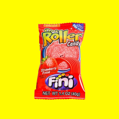 Strawberry Fini Roller Candy Sour Strap